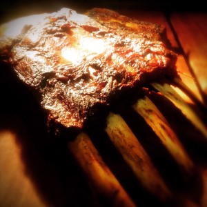Look forward to Whole Oven Roasted Prime Grass-Fed Beef Joints from Grippsland region of Victoria, Premium Ox Cube Roll, Premium Ox Chuck Short Ribs and Premium Tomahawk served at Cafe 1228.