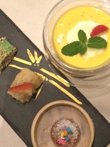 A sweet ending bodes well for the new year. Chilled Mango Pudding with Vanilla Ice cream has mango pudding for luck and wealth, and vanilla ice cream to sweetly welcome the Year of the Fire Rooster. 