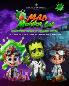 Mad Monster Lab Halloween at Diamond Hotel