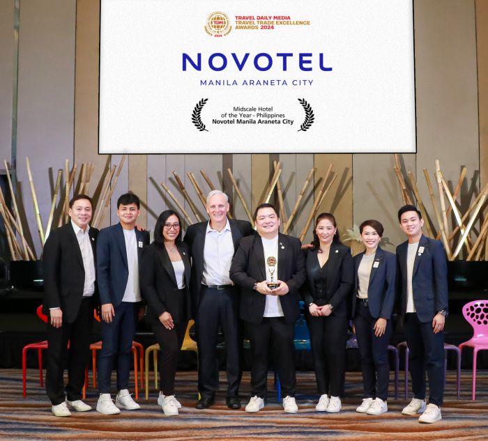 Novotel Manila Araneta City wins Midscale Hotel of the Year – Philippines at the TDM Travel Trade Excellence Awards 2024