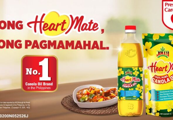 1Jolly Heart Mate is the No. 1 Canola Brand in the PH