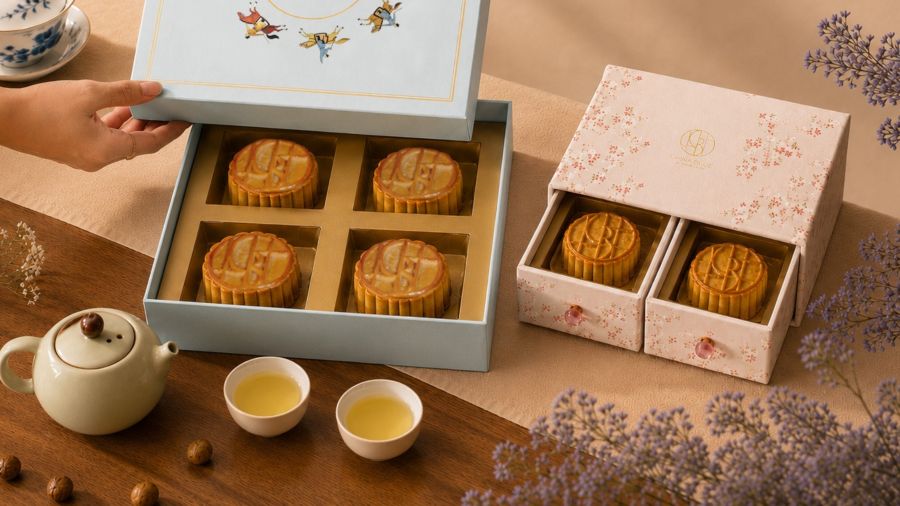 China Blue Mooncake